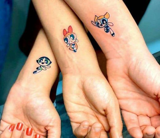 Tattoo meninas super poderosas