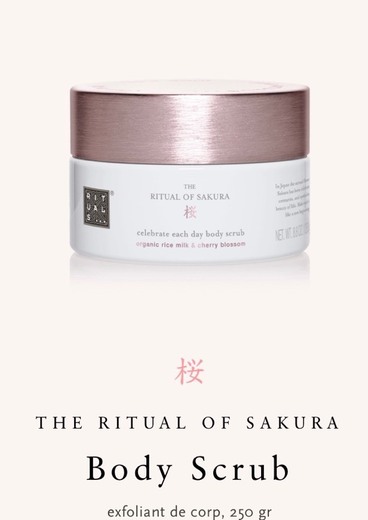 The Ritual of Sakura Body Scrub - exfoliant de corp | RITUALS