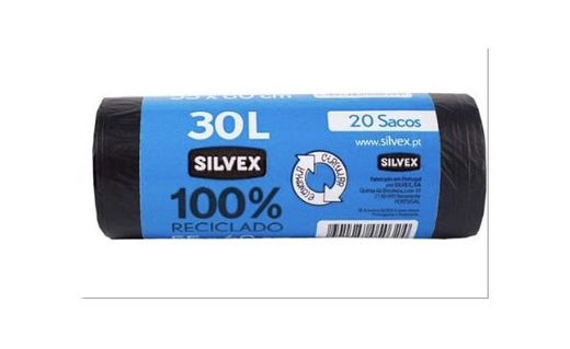 Sacos Lixo 100% Reciclado 30 lt
Silvex