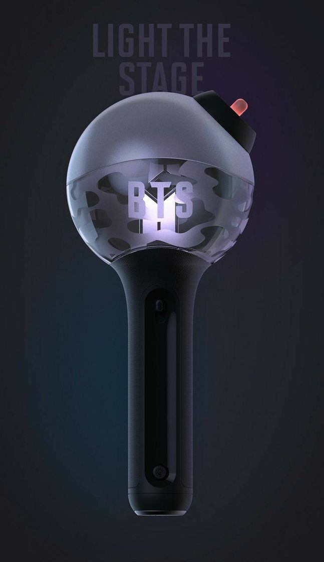 Moda lightstick do BTS.