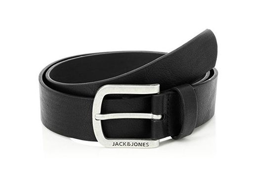 JACK & JONES Jacharry Belt Noos Cinturón, Negro