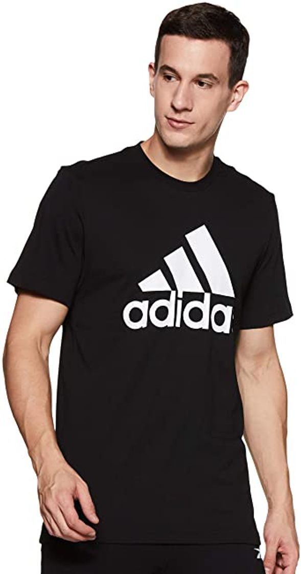 Social adidas Most Haves Badge of Sports TS M Camiseta, Hombre, Gris