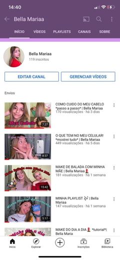 Canal YouTube 