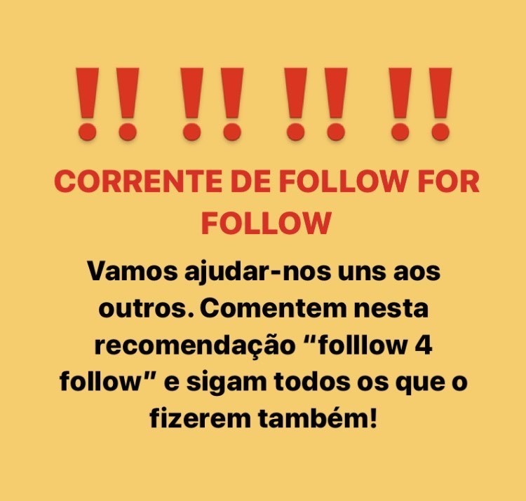 Fashion Corrente FOLLOW 4 FOLLOW