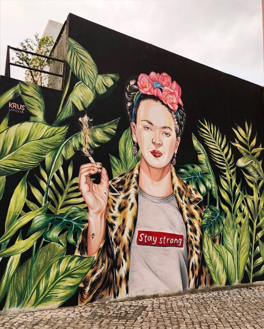 Fashion Artista Krus | Mural Frida Kahlo