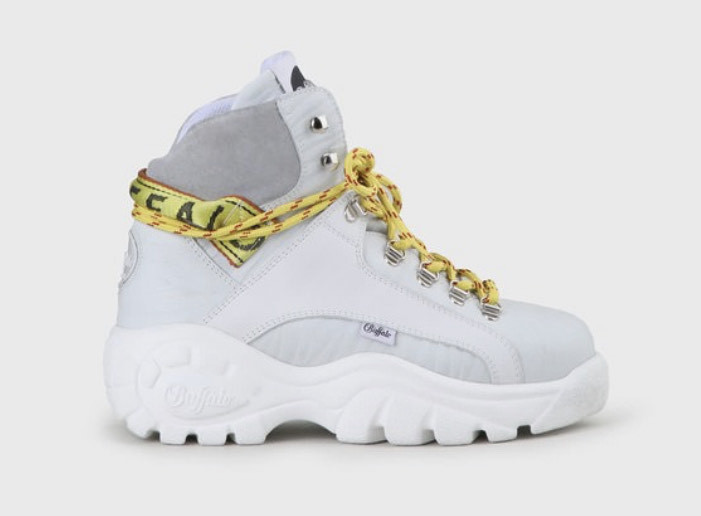 Social GISELE LEATHER BOOTS WHITE