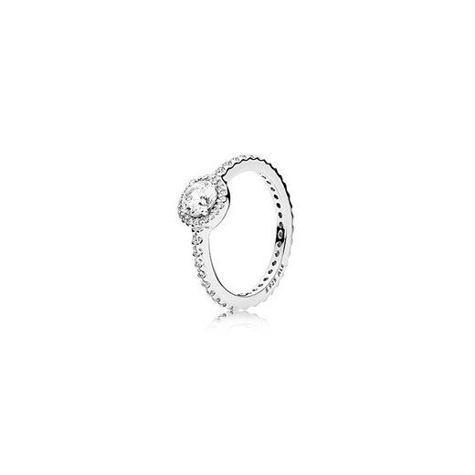 Pandora para Mujer-Ring Elegancia clásica 925 Plata Blancos