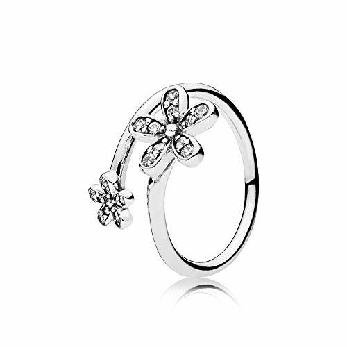 Moda Pandora Anillo de sello Mujer plata