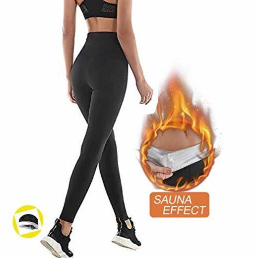 NHEIMA Pantalones de Sauna Adelgazantes Mujer NANOTECNOLOGÍA, Leggins Reductores Adelgazantes, Leggins Anticeluliticos