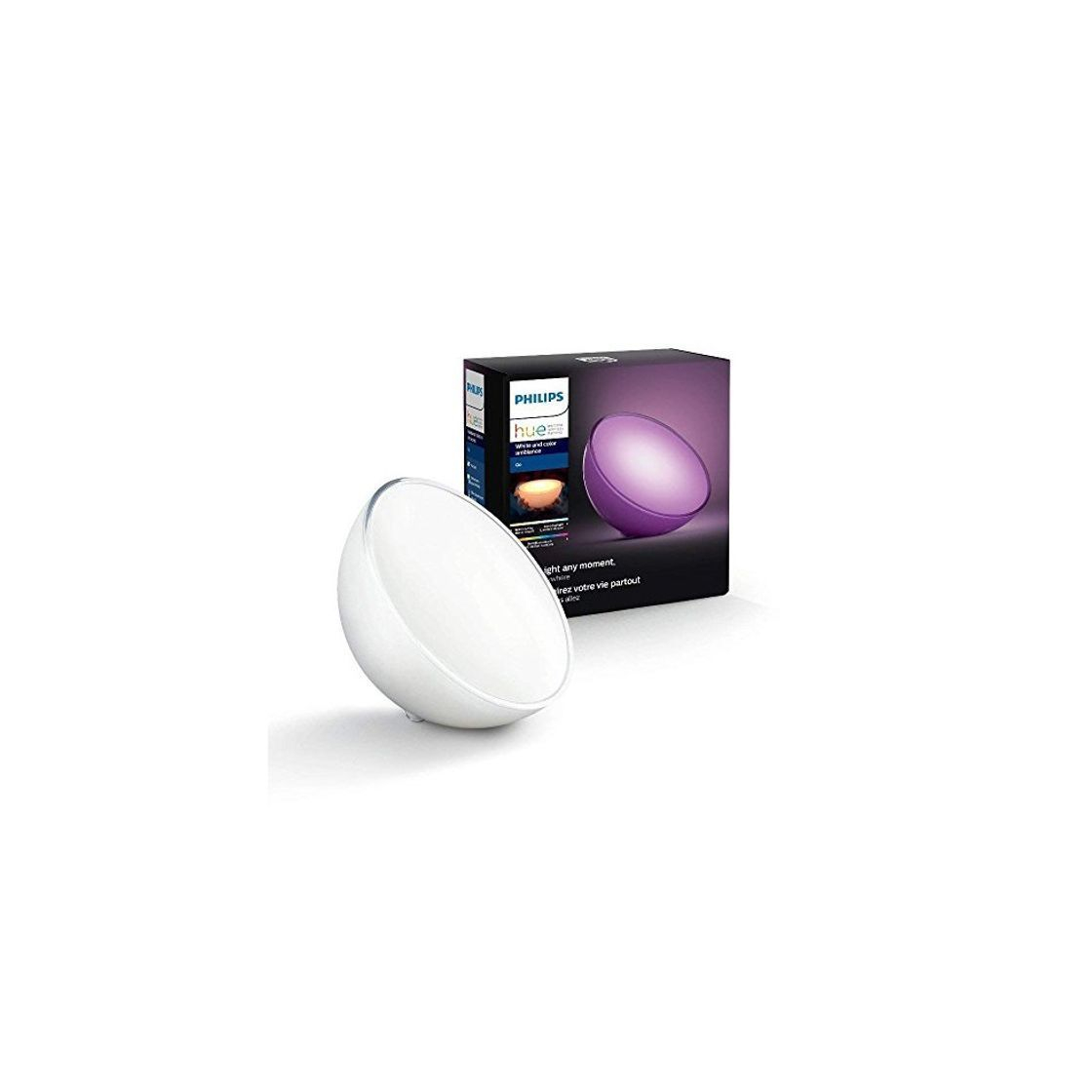 Social Philips Hue Go - Lámpara de mesa LED con conexión inalámbrica