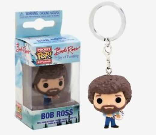 Bob Ross Funko Pop! keychain