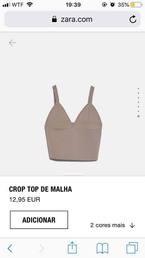 Fashion Top de malha 