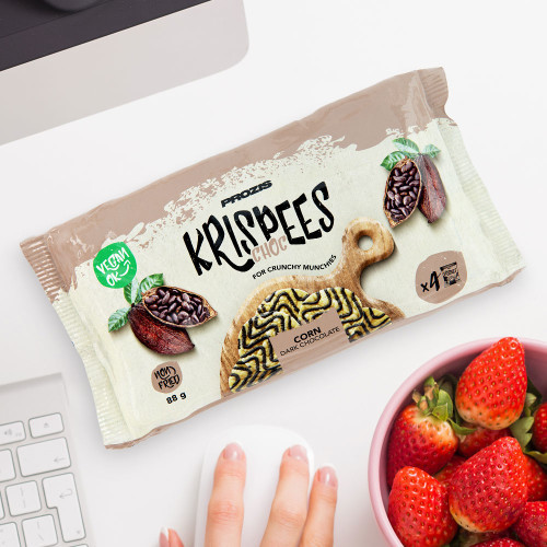 Social Prozis Choco Krispees Corn with Dark Chocolate 