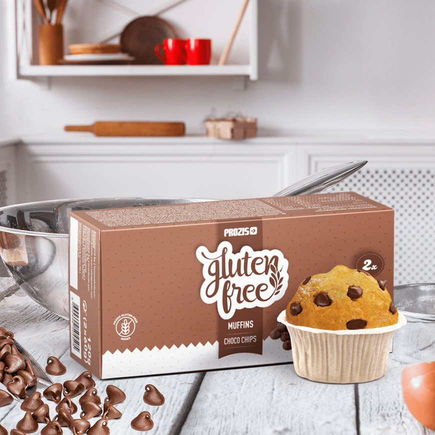 Social Prozis Chocolate Chip Gluten Free Muffins 60g
