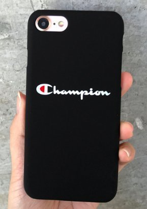 Social TN Cases Store Carcasa rígida iPhone 7 y iPhone 8 Champion Marca Logo plástico
