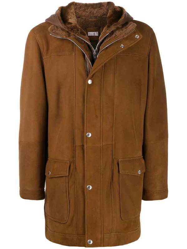 Moda BRUNELLO CUCINELLI

hooded leather coat