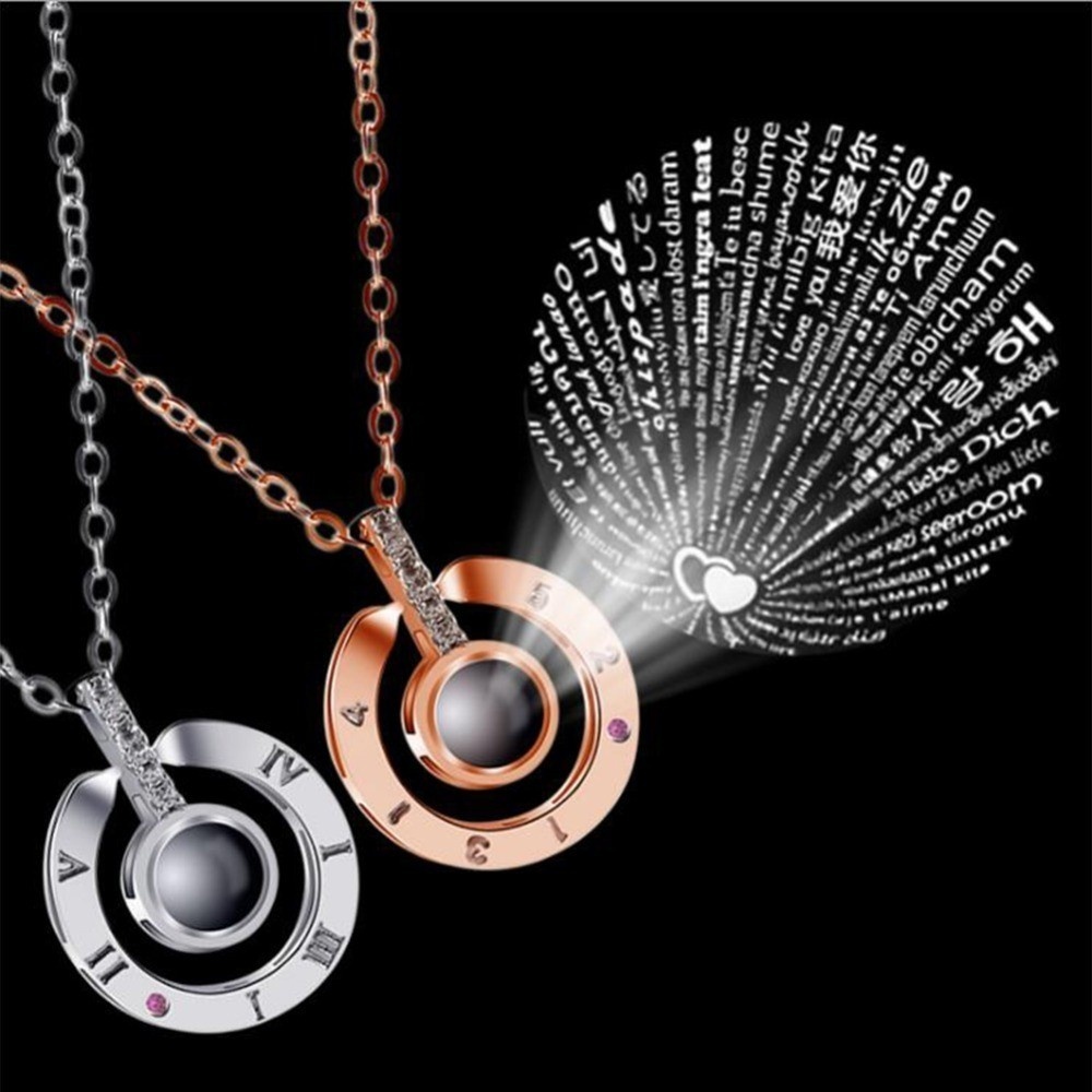 Producto 100 LANGUAGES I LOVE YOU PROJECTION LOVE NECKLACE