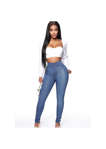 High Waist Skinny Jeans 