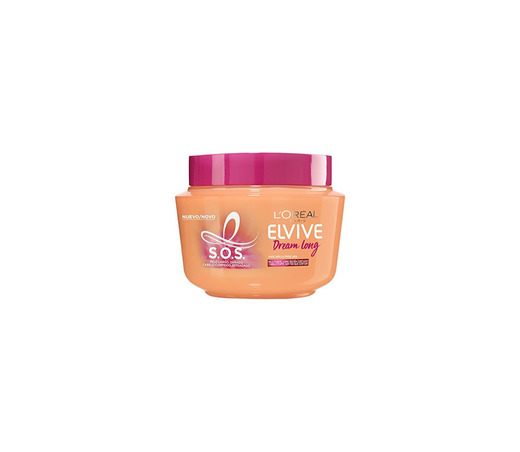 L'Oréal Paris Elvive S.O.S. Dream Long Mascarilla - 3 Recipientes de 300