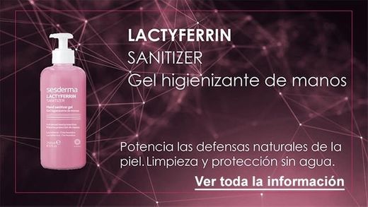 LACTYFERRIN sanitizer gel Gel Desinfetante Sesderma