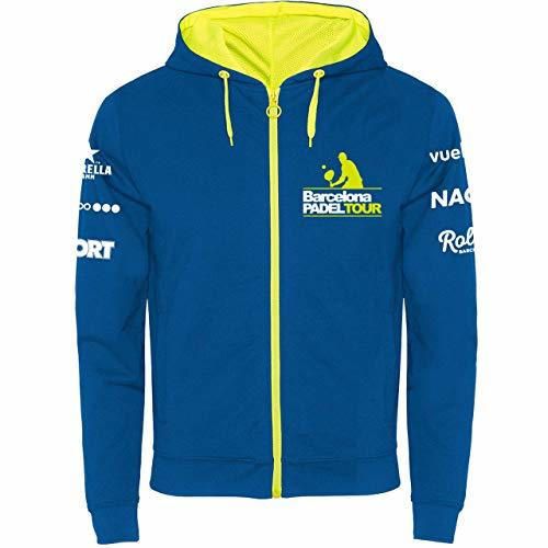 Barcelona Padel Tour Sudadera Cremallera Unisex Azul Royal S