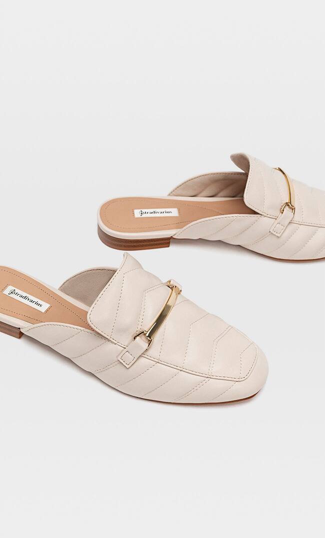 Moda Mules acolchoados