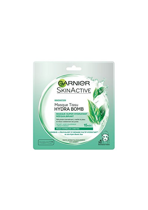 Social Garnier Skinactive Face S.ACT MASK H.BOMB SA32G FR/NL GREEN máscara facial 32