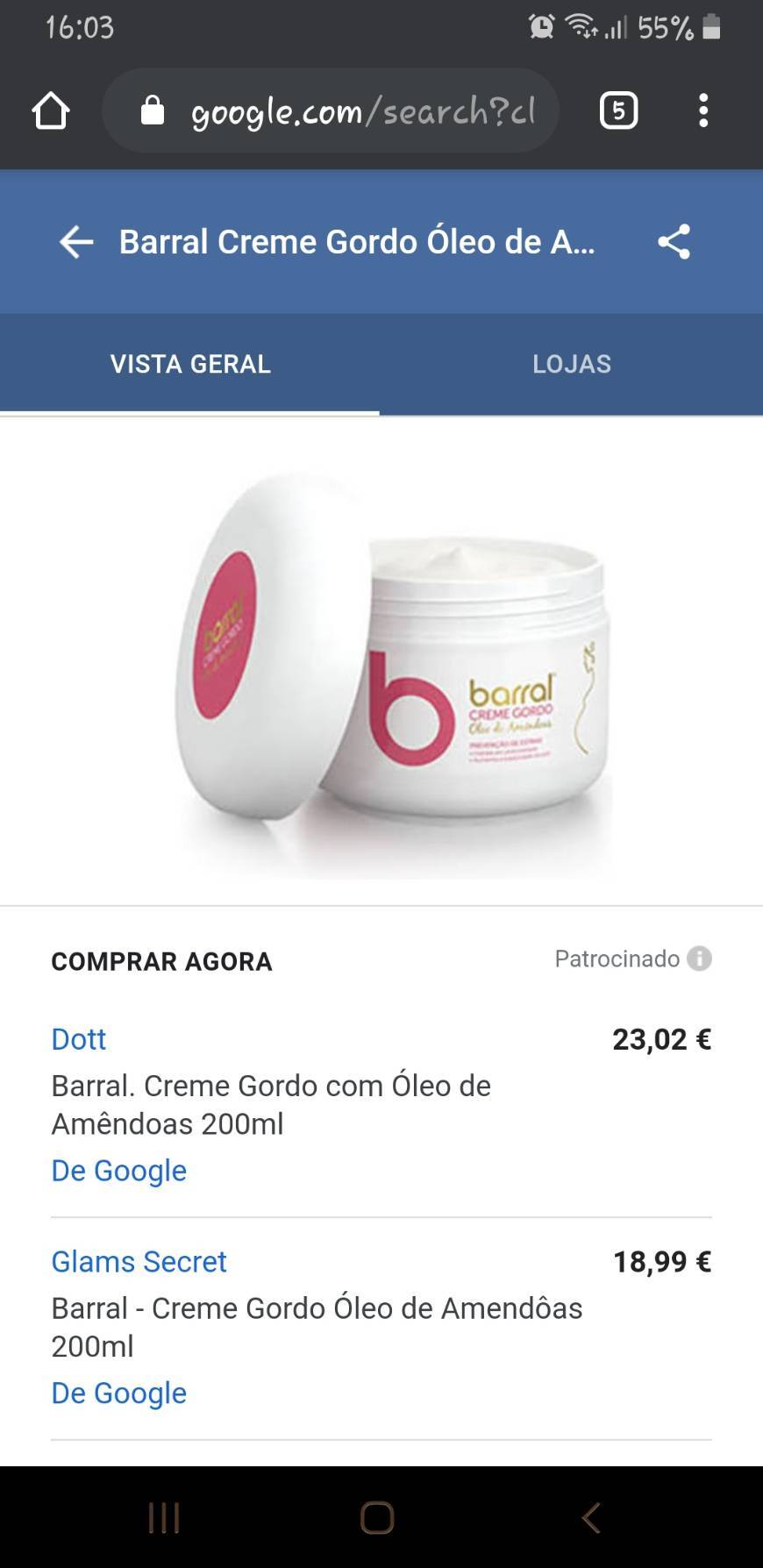 Fashion Creme Gordo Óleo Amêndoas Barral

