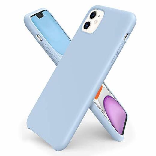 ORNARTO Funda Silicone Case para iPhone 11, Carcasa de Silicona Líquida Suave