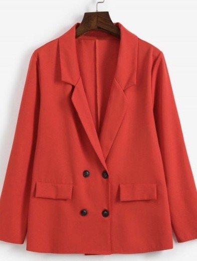 Blazer Vermelho alaranjado 