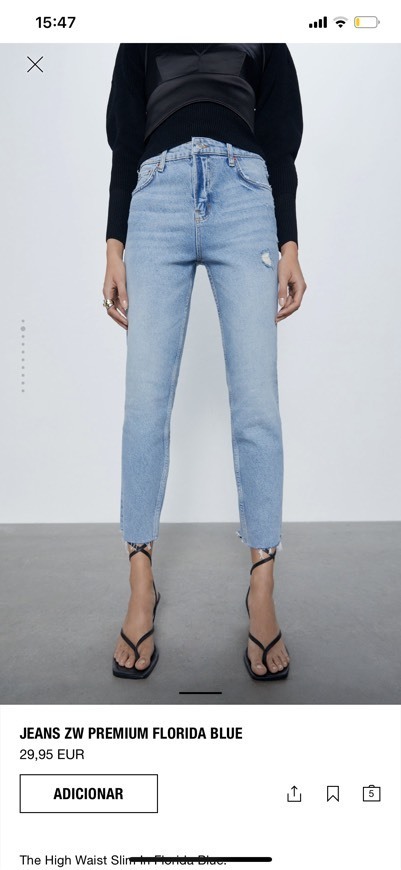 Fashion High Waisted Slim - Zara