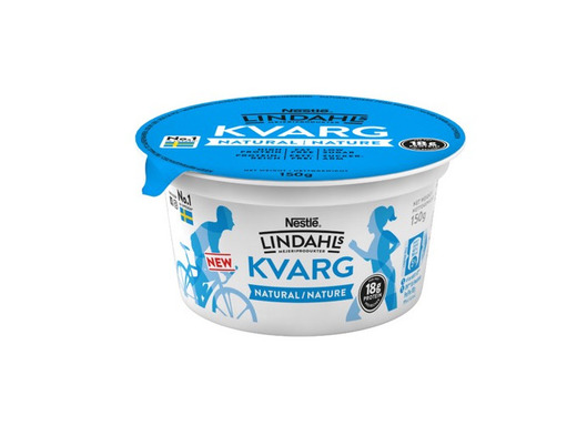 Iogurte Sólido Proteíco Kvarg Natural