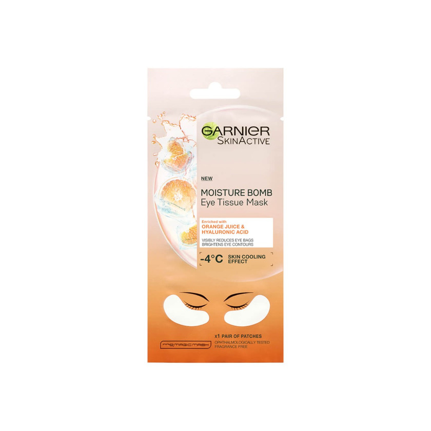 Products Garnier Máscara de tecido anti-olheiras Vitamina C olhos