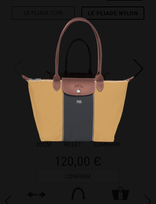 Producto Longchamp Le Pliage Personalized