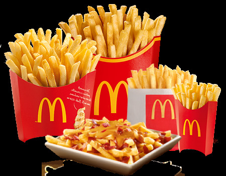 Producto batatas fritas do Mac