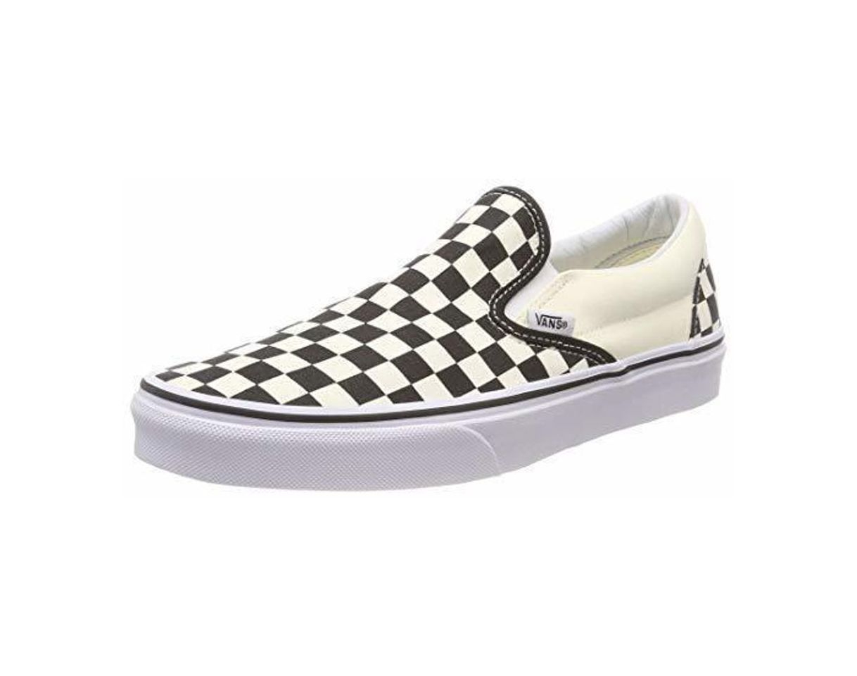 Social Vans Classic Slip-On - Mocasines Unisex, Color Blanco