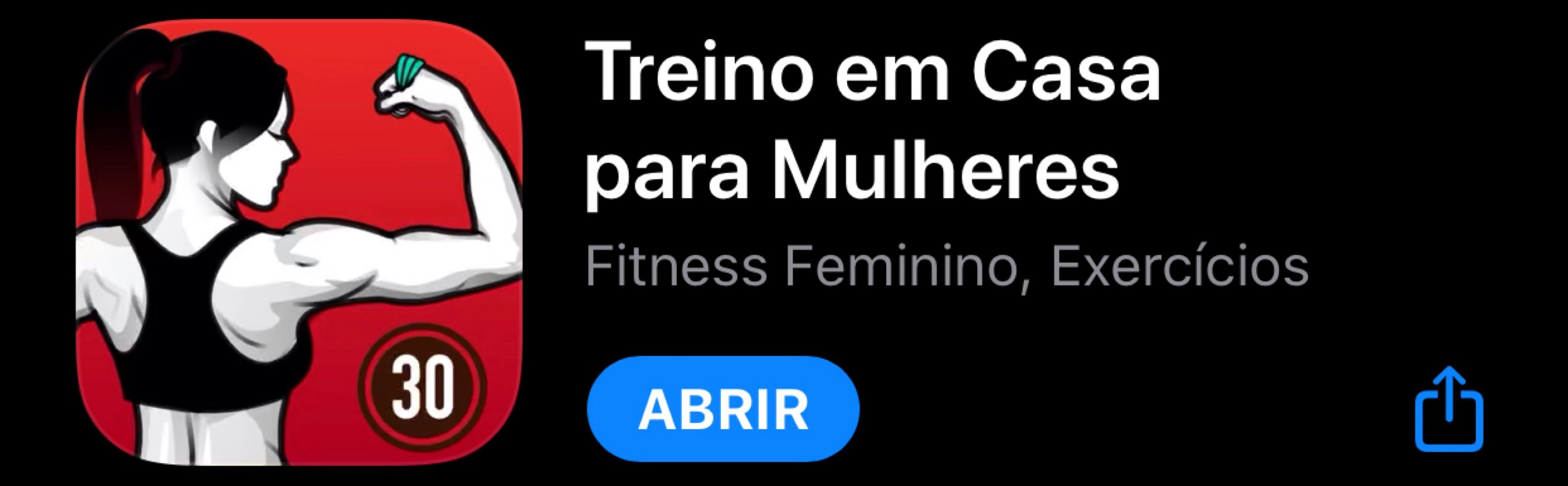 Treino em casa para mulheres- App