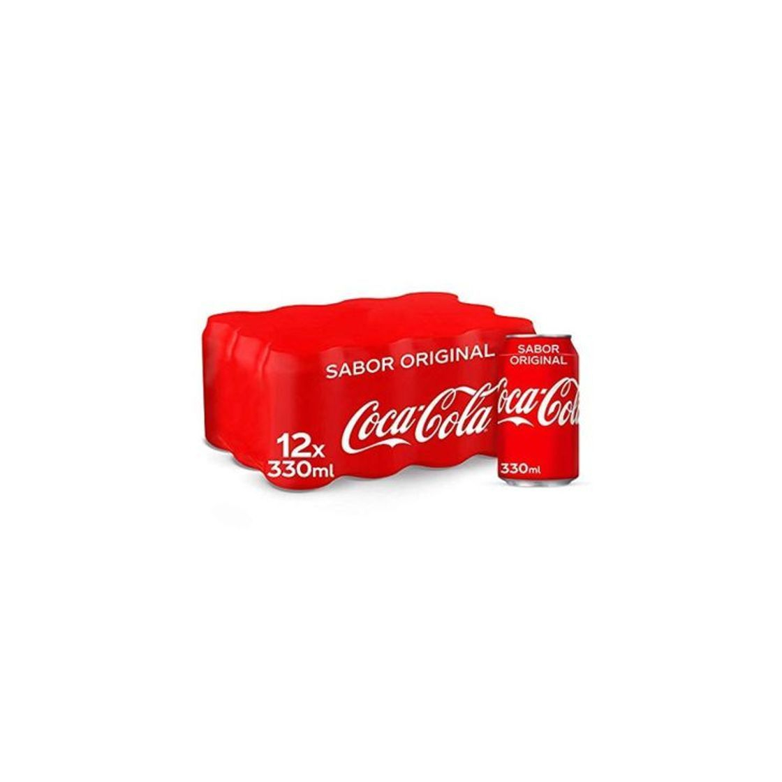 Social Coca-Cola - Regular, Refresco con gas de cola, 330 ml