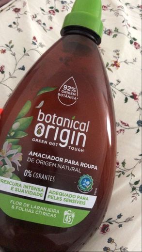 Botanical Origin Suavizante para Ropa Ecológico Apto para Pieles Sensibles