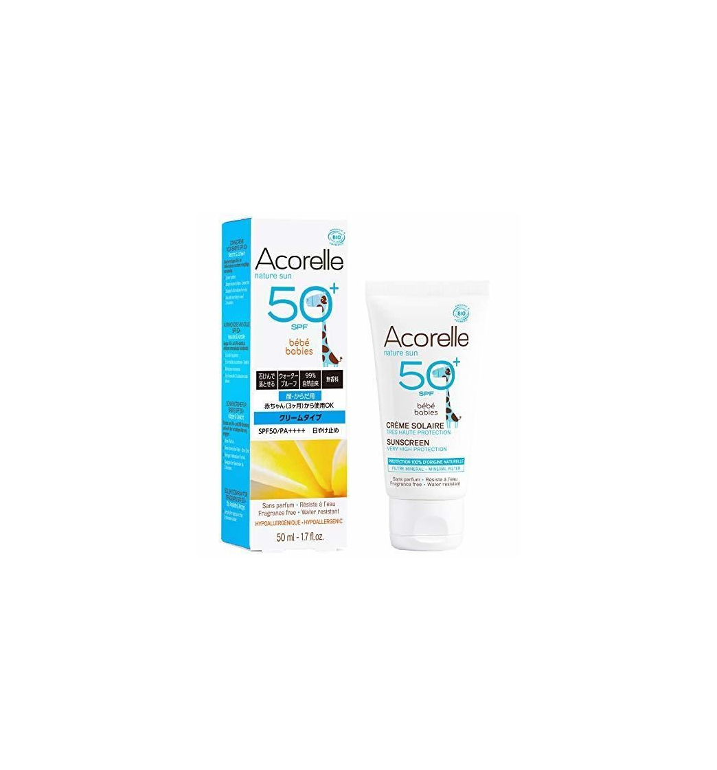 Belleza Acorelle - Crema Solar Bebe SPF50 Bio