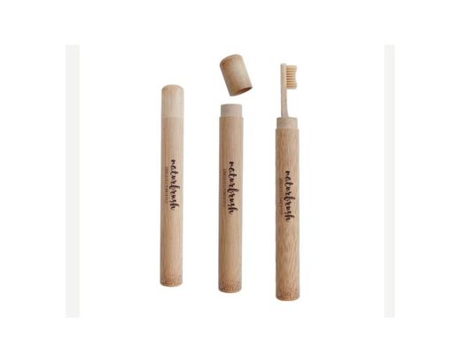 Estuche de Bambú Eco para cepillos de dientes