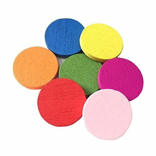 Products STOBOK 50 Piezas Color Recuento de Piezas Madera Juego de matemáticas Ayudas