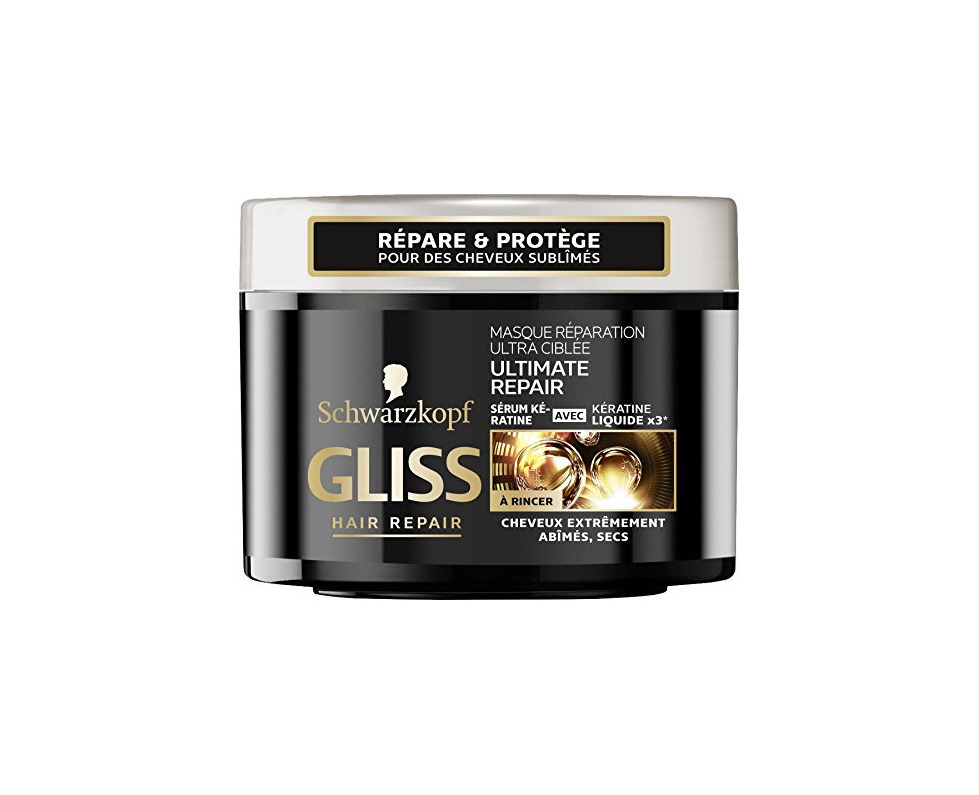 Beauty Schwarzkopf Gliss -  - Máscara rparation ultra-cible Ultimate Repair - Pot 200 ml