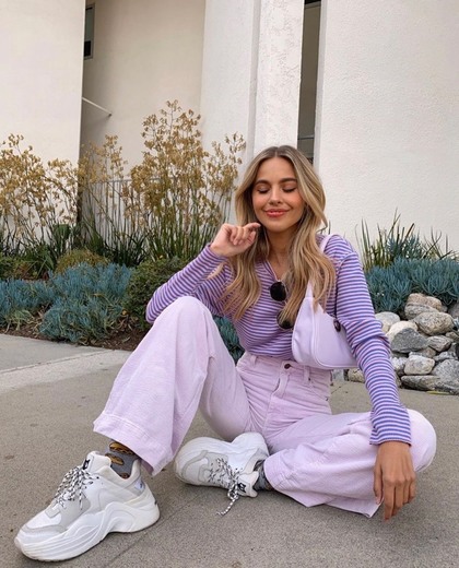 Purple outfit