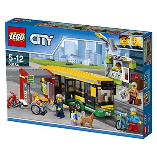 LEGO CITY - Estación de Autobuses, Juguete de Construcción de Vehículo de