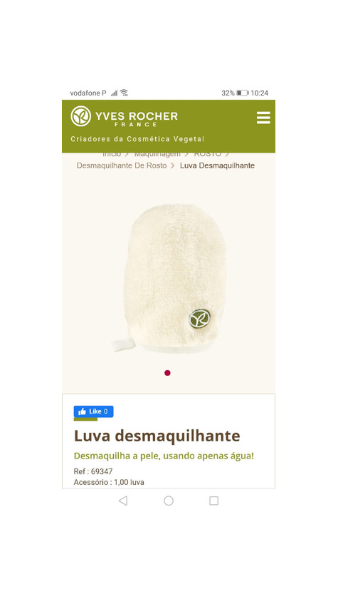 Social Luva desmaquilhante