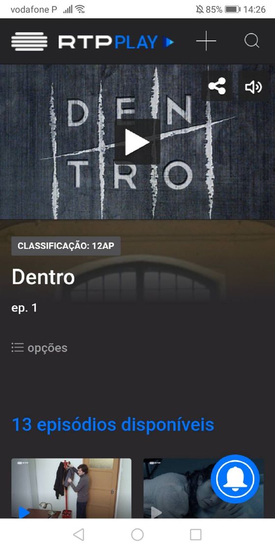 Series Dentro  - RTP Play