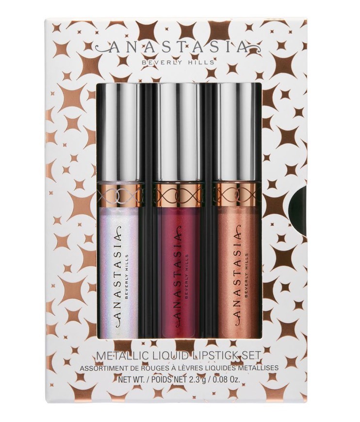 Social Mini Metallic Liquid Lipstick 3-Piece Set - Anastasia