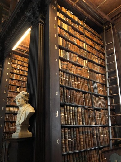 The Long Room Of The Old Library At Trinity College