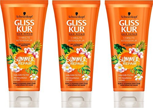 Beauty Gliss Kur Summer Repair Limited Edition, 3 Pack